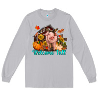 Moon Dust Welcome fall pig Long Sleeve Tee - RanaPortraitStore
