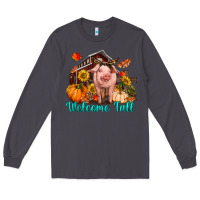 Smoke Welcome fall pig Long Sleeve Tee - RanaPortraitStore