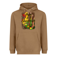 Toasted Coconut steppin' in to juneteenth Heavyweight Hoodie - HRA Design Shop
