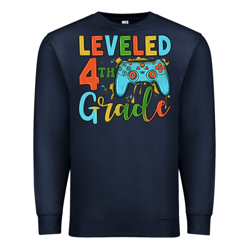 Leveled 4th Grade Premium Sweatshirt by JahusDesignShop | Teevron