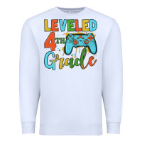 White leveled 4th grade Premium Sweatshirt - JahusDesignShop
