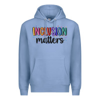 Colony Blue ınclusion matters Premium Hoodie - MaliasSmallBusiness