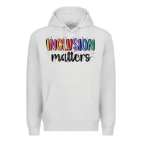 Dove Grey ınclusion matters Premium Hoodie - MaliasSmallBusiness