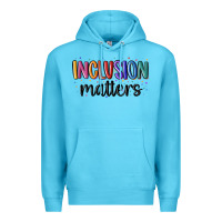 Ocean Blue ınclusion matters Premium Hoodie - MaliasSmallBusiness
