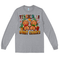 Heather Grey teacher of smart cookies Long Sleeve Tee - Zillion Design Studio