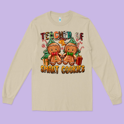 Long Sleeve Tee teacher of smart cookies