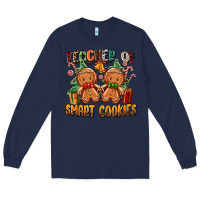 Navy teacher of smart cookies Long Sleeve Tee - Zillion Design Studio