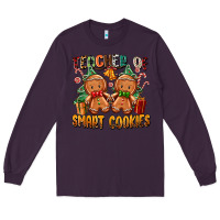 Plum teacher of smart cookies Long Sleeve Tee - Zillion Design Studio