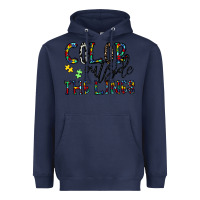 Navy color outside the lines Heavyweight Hoodie - CowhideDigitalArt
