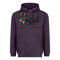 Plum color outside the lines Heavyweight Hoodie - CowhideDigitalArt