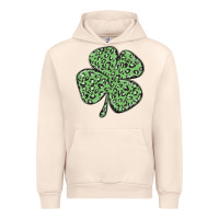 Sandshell leopard shamrock Urban Hoodie - MaliasSmallBusiness