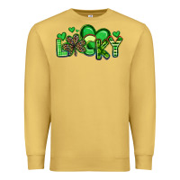 Antique Gold lucky st patrick s day Premium Sweatshirt - Artiststas