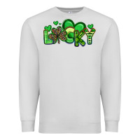 Dove Grey lucky st patrick s day Premium Sweatshirt - Artiststas