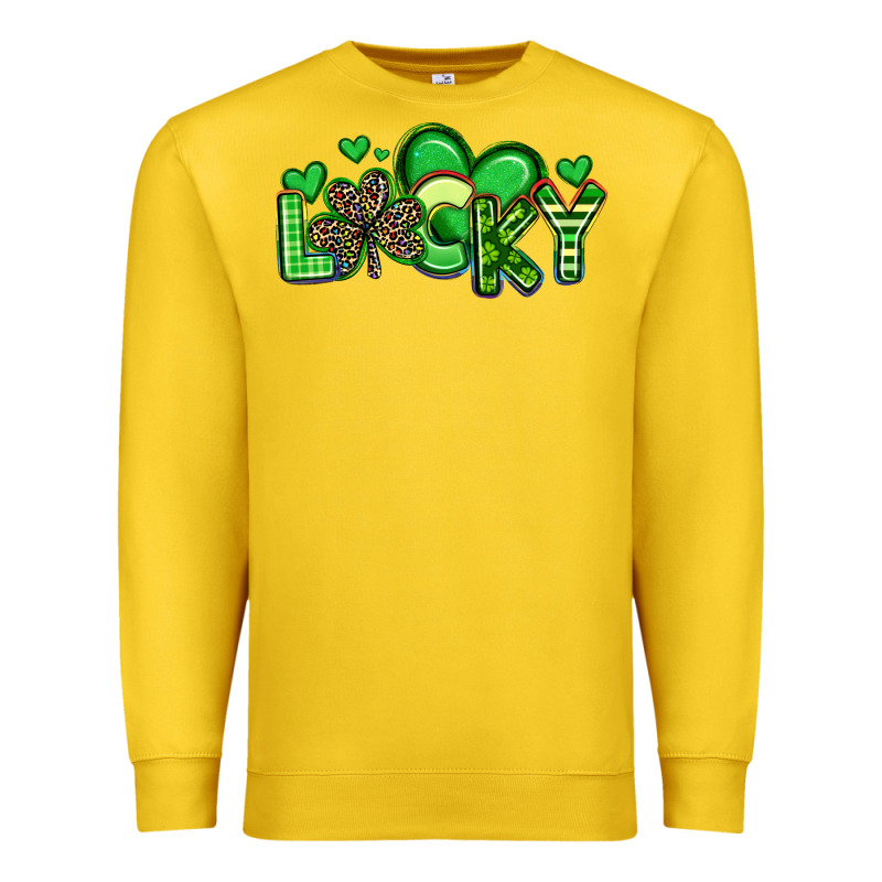 Lucky St Patrick S Day Premium Sweatshirt by Artiststas | Teevron