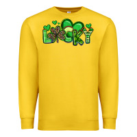 Lemon lucky st patrick s day Premium Sweatshirt - Artiststas