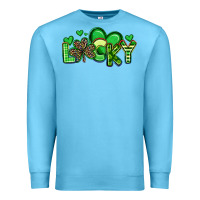 Ocean Blue lucky st patrick s day Premium Sweatshirt - Artiststas