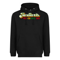 Black juneteenth free ish since 1865 Heavyweight Hoodie - HRA Design Shop
