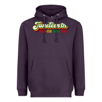 Plum juneteenth free ish since 1865 Heavyweight Hoodie - HRA Design Shop