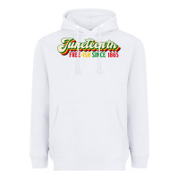 White juneteenth free ish since 1865 Heavyweight Hoodie - HRA Design Shop