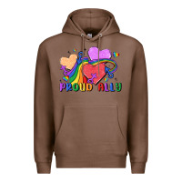 Chestnut proud ally Premium Hoodie - MaliasSmallBusiness