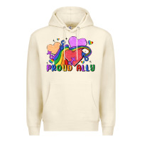 Sandshell proud ally Premium Hoodie - MaliasSmallBusiness