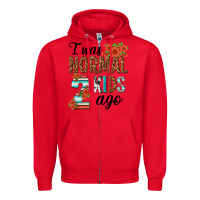 Red i was normal two kids ago Zipper Hoodie - texasbilliewilder