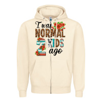Sandshell i was normal two kids ago Zipper Hoodie - texasbilliewilder