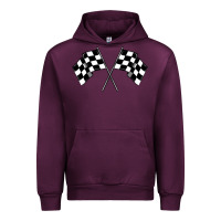 Mauve Wine race flag Urban Hoodie - MaliasSmallBusiness