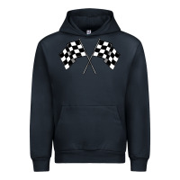 Navy race flag Urban Hoodie - MaliasSmallBusiness