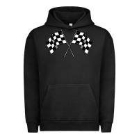 Pigment Black race flag Urban Hoodie - MaliasSmallBusiness