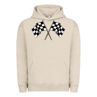 Pigment French Oak race flag Urban Hoodie - MaliasSmallBusiness