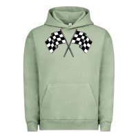 Pigment Oil Green race flag Urban Hoodie - MaliasSmallBusiness