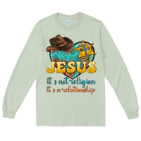 Matcha jesus it s not religion it s a relationship Long Sleeve Tee - texasbilliewilder