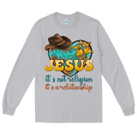 Moon Dust jesus it s not religion it s a relationship Long Sleeve Tee - texasbilliewilder