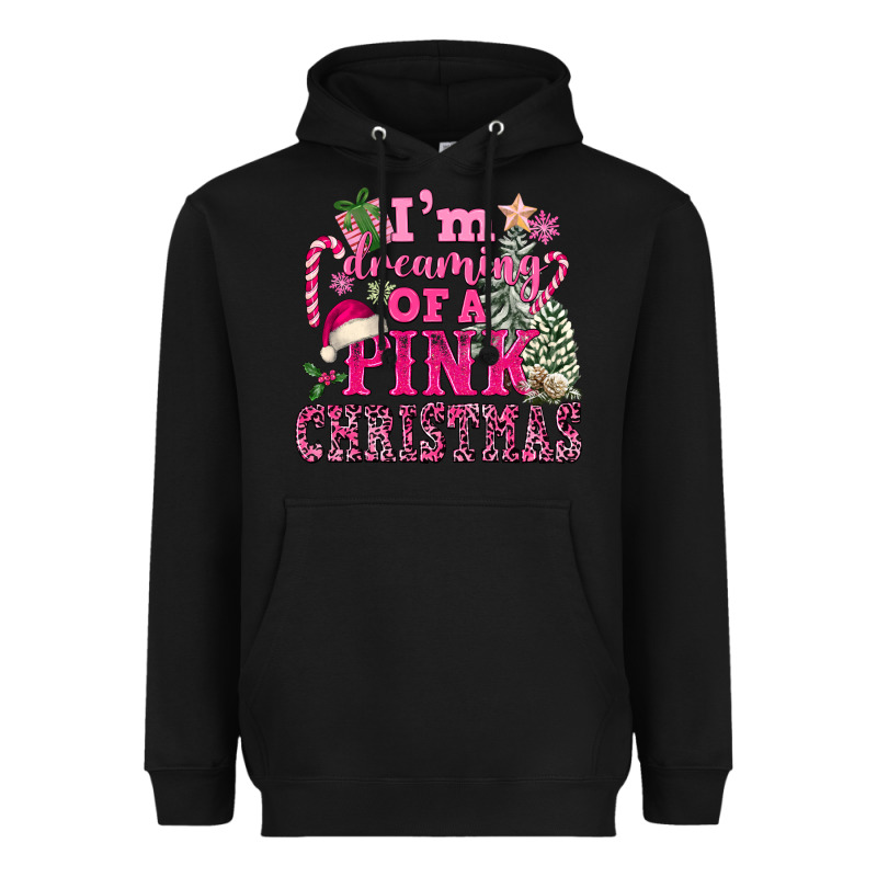 I Am Dreaming Of A Pink Christmas Heavyweight Hoodie by FaDigitalArtStudio | Teevron