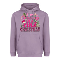 Lavender I Am Dreaming Of A Pink Christmas Heavyweight Hoodie - FaDigitalArtStudio