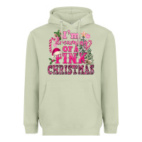 Matcha I Am Dreaming Of A Pink Christmas Heavyweight Hoodie - FaDigitalArtStudio