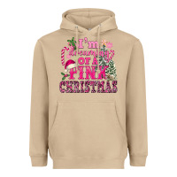 Mushroom I Am Dreaming Of A Pink Christmas Heavyweight Hoodie - FaDigitalArtStudio