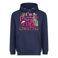 Navy I Am Dreaming Of A Pink Christmas Heavyweight Hoodie - FaDigitalArtStudio