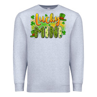 Heather Grey lucky mini Premium Sweatshirt - Artiststas