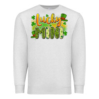 Oatmeal Heather lucky mini Premium Sweatshirt - Artiststas