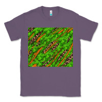 Lavender distressed shamrock and leopard Classic Tee - RanaPortraitStore