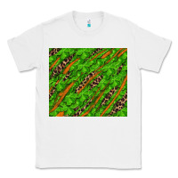White distressed shamrock and leopard Classic Tee - RanaPortraitStore