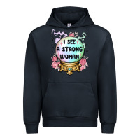 Navy i see a strong woman Urban Hoodie - MaliasSmallBusiness