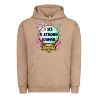 Pigment Burro i see a strong woman Urban Hoodie - MaliasSmallBusiness
