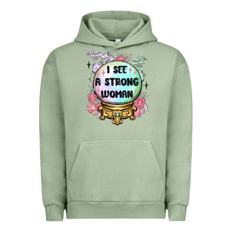 I See A Strong Woman Urban Hoodie by MaliasSmallBusiness | Teevron