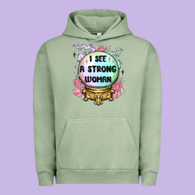 I See A Strong Woman Urban Hoodie Designed By Maliassmallbusiness