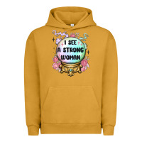 Pigment Peanut Butter i see a strong woman Urban Hoodie - MaliasSmallBusiness