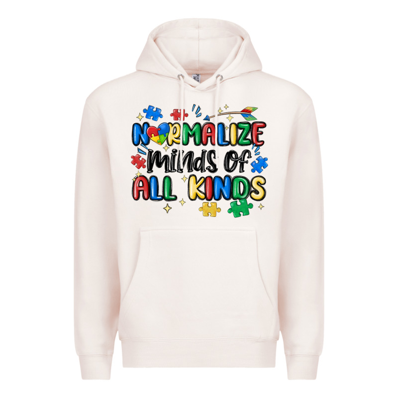 Normalize Minds Of All Kinds Premium Hoodie by MaliasSmallBusiness | Teevron