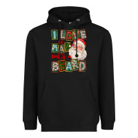 Black I Love A Man With A Beard Heavyweight Hoodie - FaDigitalArtStudio
